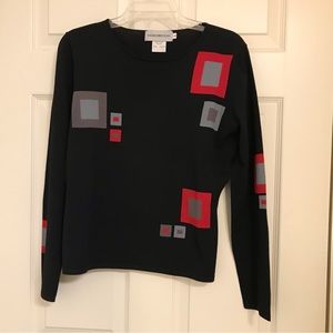 Sharon Young Lrg. Vintage knit top
